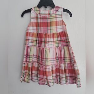 Faded Glory Pink Plaid Kids Dress